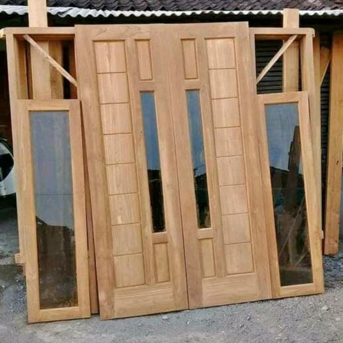 harga pintu kayu palembang