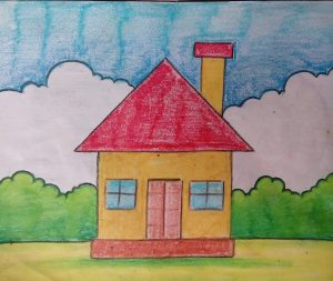 gambar rumah anak sekolah